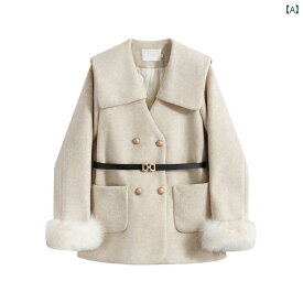 レディース ファッション ダウン ジャケット 厚手 小さい フレグランス ジャケット ミドル丈 暖かい ファー コート