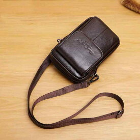 ウエスト バッグ ショルダーバッグ 実用的 革 携帯電話 バッグ メンズ 多機能 クロス ボディバッグ 牛革 バッグ 小さい バッグ ミニバッグ メンズバッグ 夏