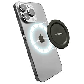 BIZ（ビズ） MagSafe スマホマグネット 金属プレート (ブラック / iPhone15 iPhone14 iPhone13 iPhone12 シリーズ対応) スマホリング用 マグネット (着脱/軽量)