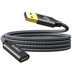 ORICO USB変換ケーブル 変換アダプタ USB-A (オス) to Type-C (メス) 変換コネクタ USB-A 3.1 Gen2 10Gbps 高速データ転送 5V/3A 充電 PC/充電器など対応 ACF31-10 (1m)