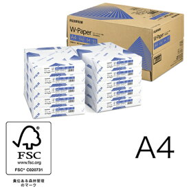 【法人様送り限定価格】コピー用紙 A4 サイズ ホワイト W-Paper 5,000枚(500枚×10冊) / 881783 | ビジネス オフィス用品 OA用紙 プリンタ用紙 5000枚 FFBI ZGAA1280