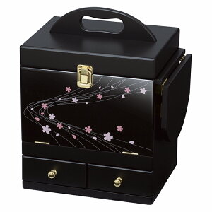 yzyG̍͗lzyo^tC̃~je[utzRX{bNX 26×s19×31cm MUD-6163BK@ubN