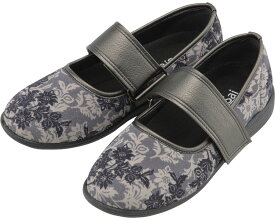 【ラッピング対応可能商品】【靴】SaiSai〜フラワープリント〜　W941　婦人用 /　各色　各サイズ | マリアンヌ製靴 おしゃれ 入院 痛風靴 腰痛 高齢者 サポート 介護用 暖かい レディス メンズ 転倒 防止 オールシーズン お年寄り 痛風防止