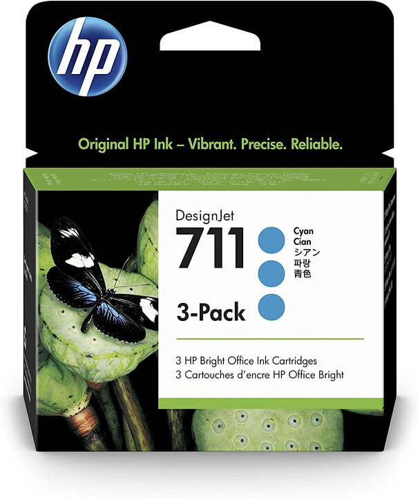 楽天市場】HP 711 純正インク シアン 3個パック 29mL | : ピカットマート