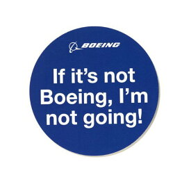 IF it's not Boeing 丸型ステッカー