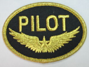 Iron On Applique PILOT
