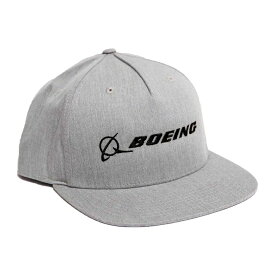 Boeing Signature Logo Flat Bill Hat(グレイ)