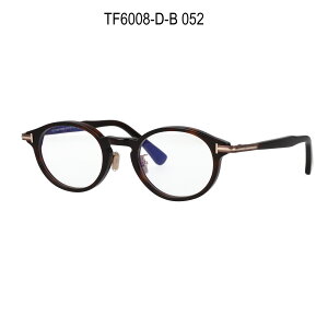 TOM FORD gtH[h {Xg  FT6008-D-B/V (TF6008-D-B) ዾ ɒBKl Kl uh u[CgJbgKl AWAtBbg 001   052 ׂb yCOKiz