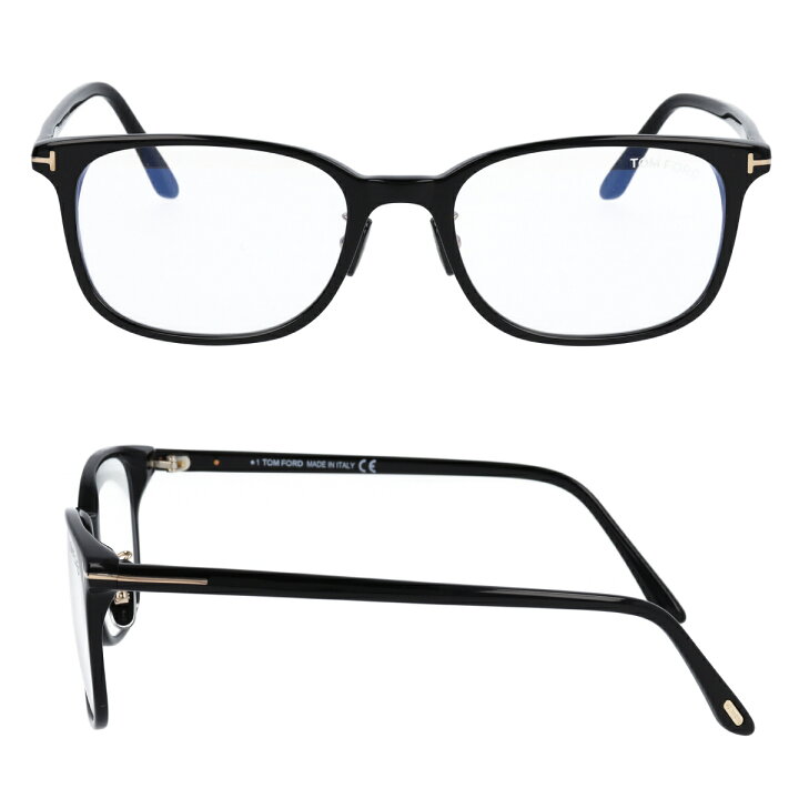 楽天市場】TOM FORD トムフォード メガネ 横長のウェリントン型 ブルー  