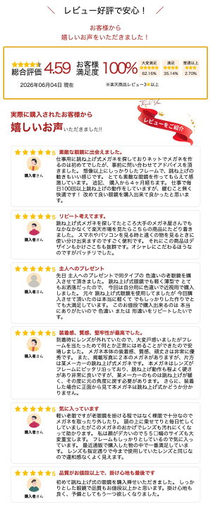 楽天市場】【期間限定価格】 度付きメガネ 眼鏡 度付き 跳ね上げメガネ 
