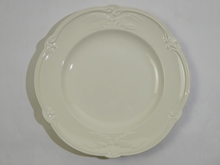 楽天市場】ジアン ロカイユブラン デザートプレート22cm : 輸入雑貨