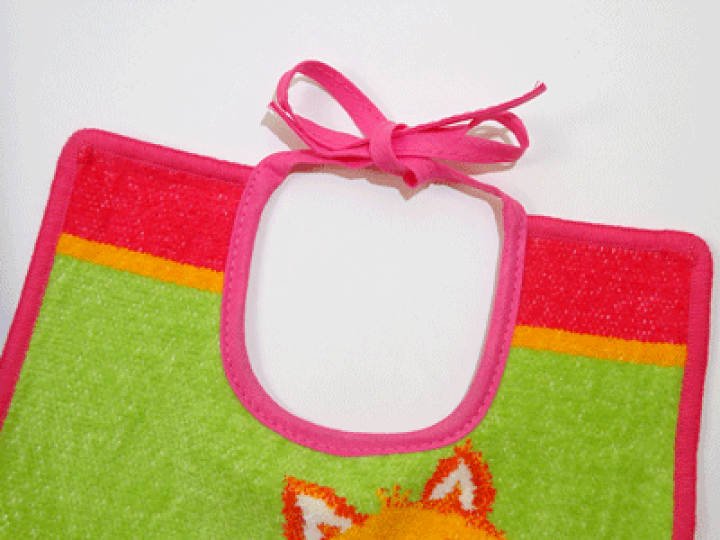 楽天市場】フェイラー キッズエプロン 25x30cm FOX ピンク