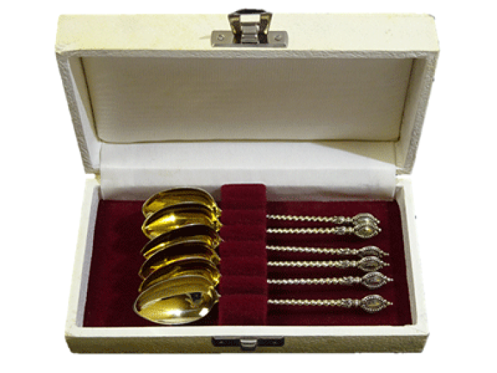 コーヒースプーン ６本セット クラシカルデザイン 楽天市場】コーヒースプーン 6本セット クラシカルデザイン(シルバー