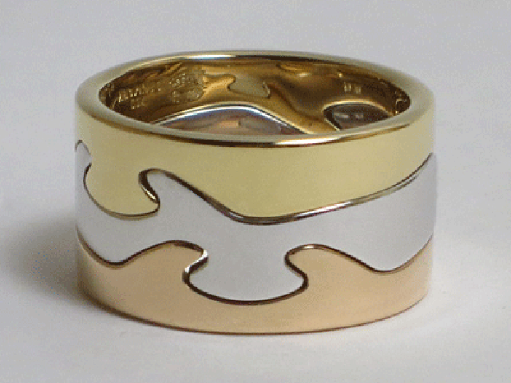 楽天市場】ジョージジェンセン フュージョン 3連リング イエロー