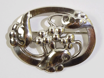 楽天市場】ジョージジェンセン ブローチ 中古（ジュエリー