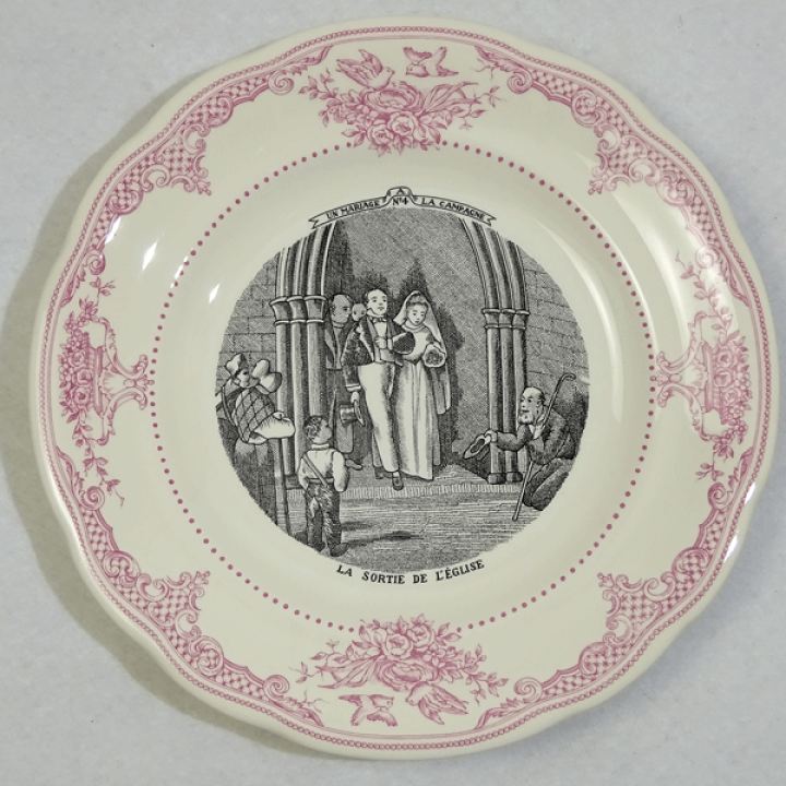 ジアン マリアージュプレート ウェディングプレー 6柄 6枚セット