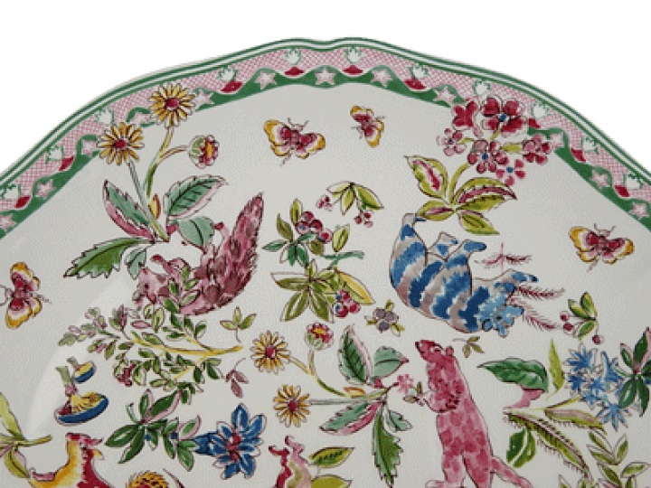 GIEN ジアン ジャルダンイマージュ ガトープラター ラウンド33cm 楽天