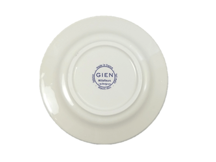 GIEN ジアン ミルフルールカナッペプレート ～ 新品未使用〜2枚セット ジアン（Gien）ミルフルール カナッペプレート 16.5cm ペア
