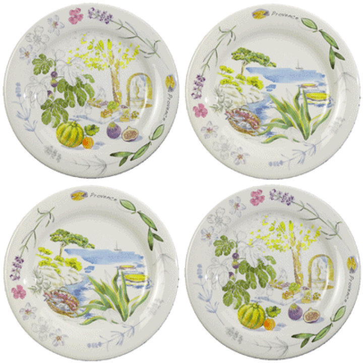 ジアン / プロヴァンスデザートプレート4枚セット