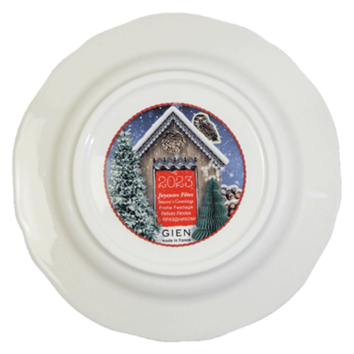 【新品未使用】Gien　クリスマスプレート 2024　シャレー 楽天市場】2024 ジアン クリスマスプレート シャレー柄 : 輸入