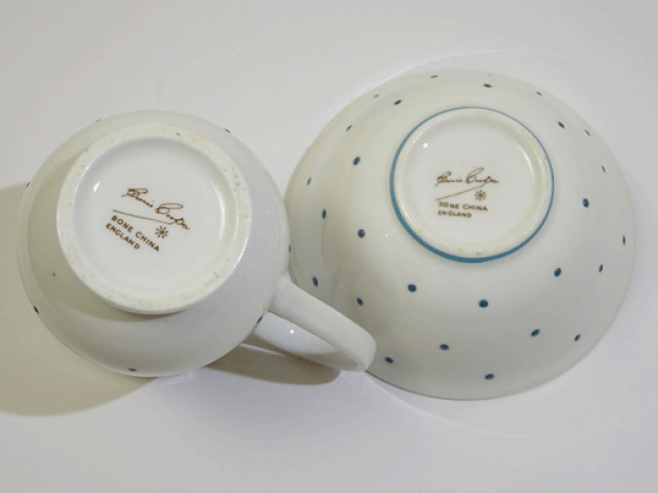 楽天市場】スージークーパー レイズドスポットブルー コーヒー