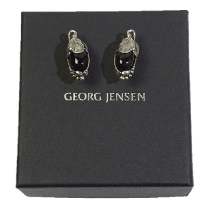 楽天市場】2024 ジョージジェンセン イヤークリップ ブラックオニキス  