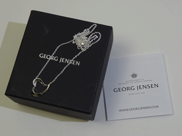 楽天市場】ジョージジェンセン ペンダント ラブリーハート653