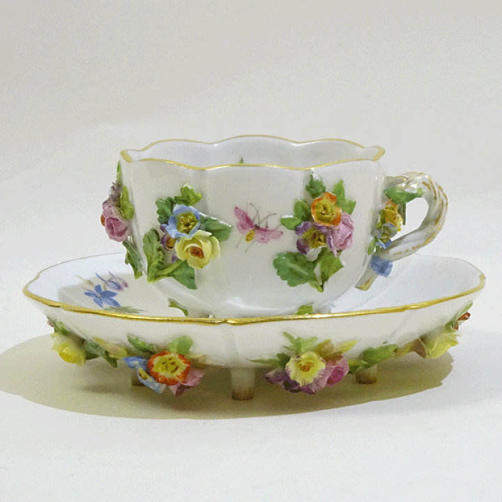 希少品◆マイセンアンティーク◆フラワー コーヒーカップソーサー 楽天市場】マイセン 3Dフラワー カップソーサー(S) 送料込み : 輸入