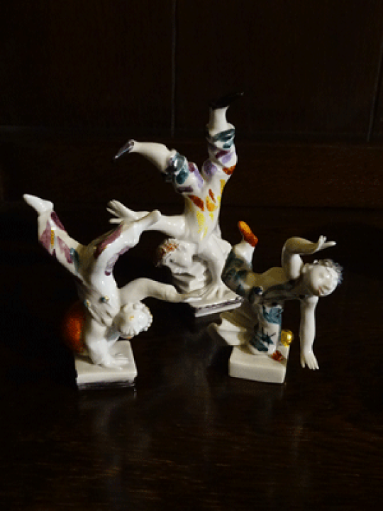 楽天市場】マイセン 陶磁器人形 ボーイズパフォーマー3体セット 送料