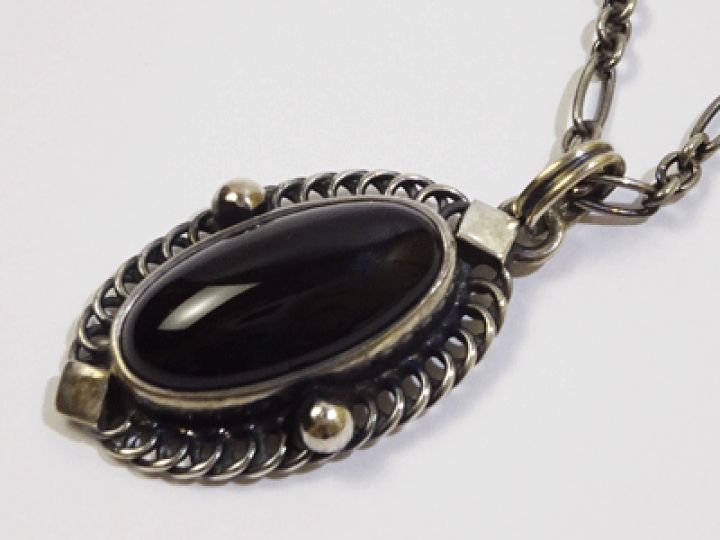 楽天市場】ジョージジェンセン イヤーペンダント2004 ブラックアゲイト