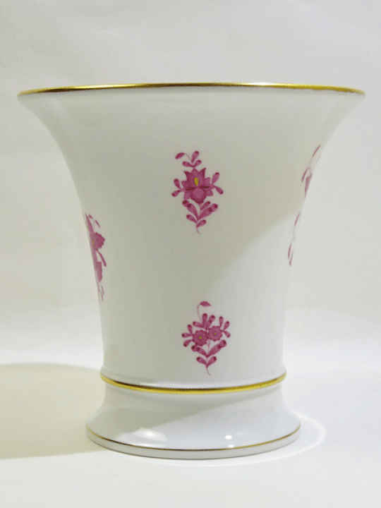【マツ】ヘレンド　花器　アポニー　ピンク マツ】ヘレンド 花器 アポニー ピンク アポニー・ピンク