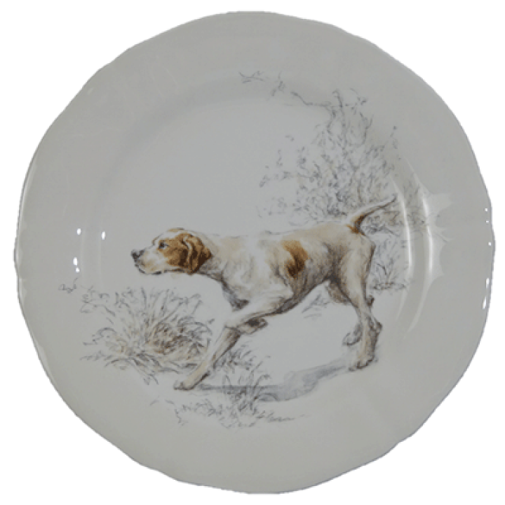 Gien ジアン ソローニュ sologne 皿 23cm プレート 6枚 楽天市場】ジアン ソローニュの犬 デザートプレート23cm 6枚セット
