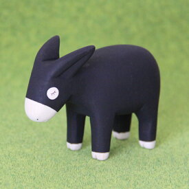 T-Lab./ティーラボ【ぽれぽれ動物／ロバ】手作りの木彫りアニマルインテリア ギフト プレゼント 贈り物 誕生日