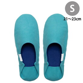 ABE HOME SHOES 阿部産業 バブーシュ・帆布 Turquoise Blue／ターコイズブルー Sサイズ 21-23cm ギフト プレゼント 誕生日