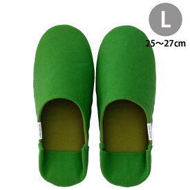 ABE HOME SHOES 阿部産業 バブーシュ・帆布 Citron Green／シトロングリーン Lサイズ 25-27cm ギフト プレゼント 誕生日