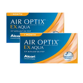 ◆【送料無料】エアオプティクスEXアクア【2箱セット】【1ヶ月_マンスリー_1month_コンタクトレンズ】【Yep_100】【FS04Jan15】 ∀∀