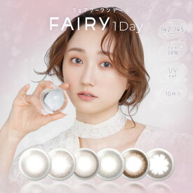 フェアリーワンデー ニュートラルシリーズ【1箱10枚入】【メール便送料無料】カラコン ワンデー 度あり 度なし FAIRY 1DAY Neutral series UVカット 1日使い捨て カラーコンタクト コンタクト ブラウン
