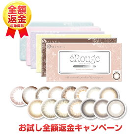 【お試し全額返金キャンペーン】カラコン 2ウィークエルージュ eRouge【1箱6枚入】【メール便送料無料】度なし 度あり カラコン 2週間 カラーコンタクト※代引・同梱・日時指定不可※∀ コンタクトレンズ