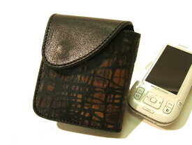 ソルト・アンド・シュガー 財布 メンズ クラックレザーウォレット TR-20023 黒x茶 新品