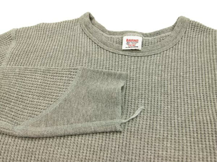楽天市場】バーンズ アウトフィッターズ ワッフル長袖Tシャツ BR-3050 