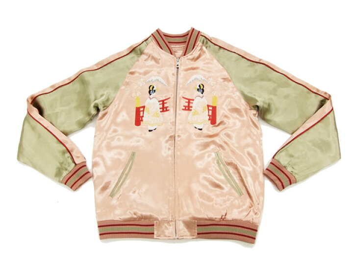 楽天市場】ジャパネスク スカジャン 3RSJ-029 舞妓 日本地図柄 メンズ 