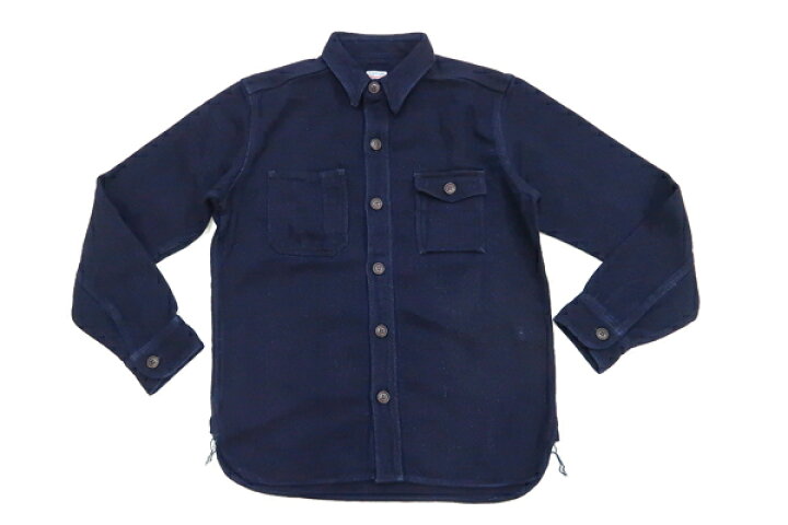 楽天市場】桃太郎ジーンズ 長袖シャツ MZLS1070 無地 インディゴ  