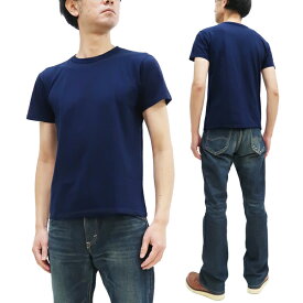 フェローズ Tシャツ 2PACK-TEE Pherrow's Pherrows 2枚組 無地Tシャツ メンズ パックTEE 2P 2枚セット ツーパック 無地 半袖tee ネイビー 新品