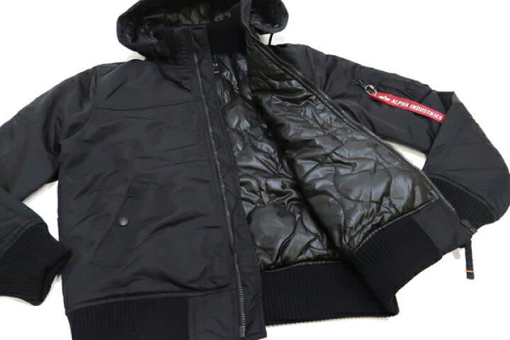 楽天市場】アルファ ジャケット TA1571 中綿 フーデッド リブ  