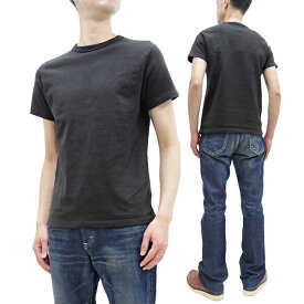 サムライジーンズ 無地 Tシャツ SJST-SC01 和綿クルーネックTシャツ メンズ Samurai Jeans 無地Tシャツ 半袖tee 黒豆 新品