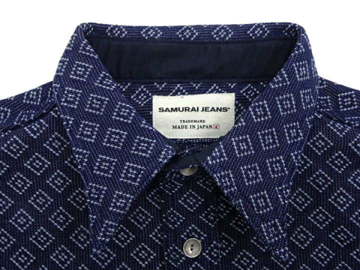 楽天市場】サムライジーンズ 刺子 長袖シャツ SSS23-SSK Samurai Jeans 