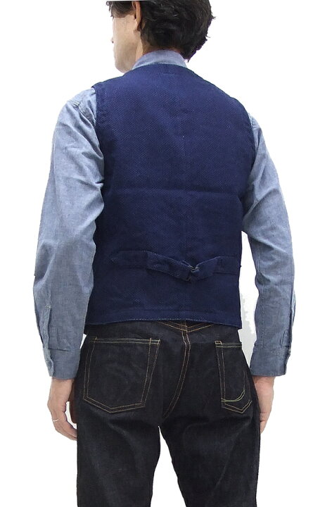 楽天市場】桃太郎ジーンズ ベスト 04-010 桃太郎JEANS 刺し子ベスト 