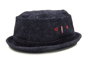 サムライジーンズ デニムポークパイハット SJ401HT-15oz SAMURAI JEANS DENIM PORKPIE HAT メンズ デニム ポークパイ ハット 帽子 無地 デニムハット 新品