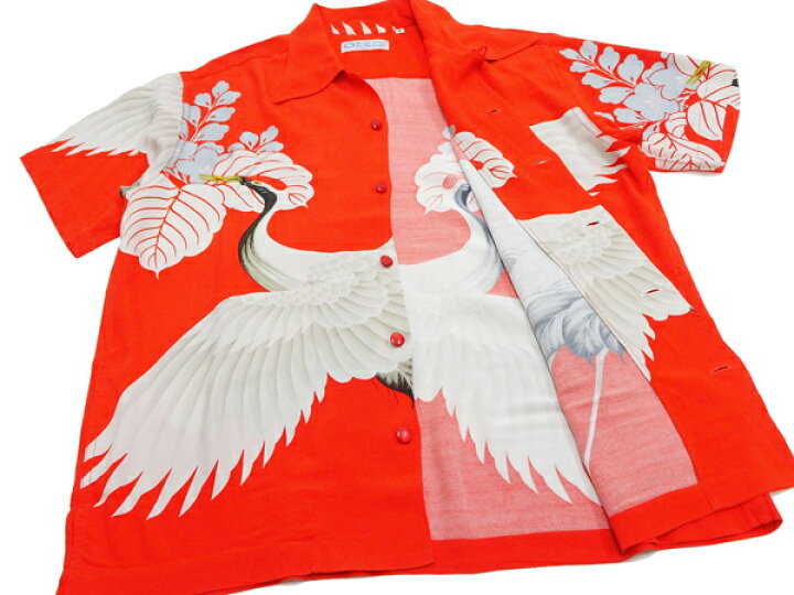 楽天市場】サンサーフ アロハシャツ SS39277 Sun Surf 鶴柄 CRANE FLY 