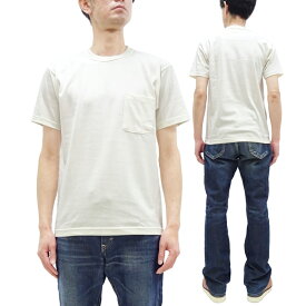トイズマッコイ Tシャツ TMC2410 無地 半袖 ポケットTシャツ TOYS McCOY メンズ ポケット付き 半袖Tシャツ 011 オフホワイト 新品
